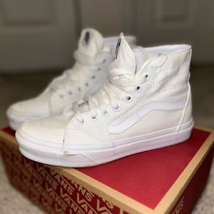Vans White High Tops
